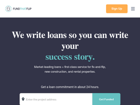 'fundthatflip.com' screenshot