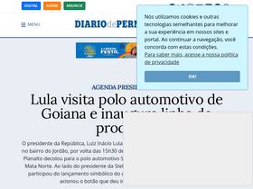 'diariodepernambuco.com.br' screenshot