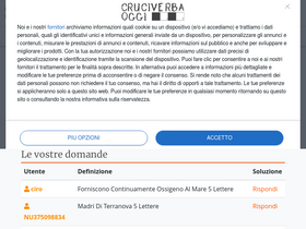 'cruciverbaoggi.it' screenshot