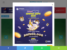 'bernama.com' screenshot