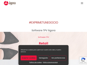 'agorapos.com' screenshot
