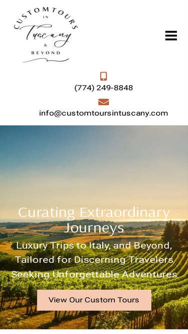 customtoursintuscany.com