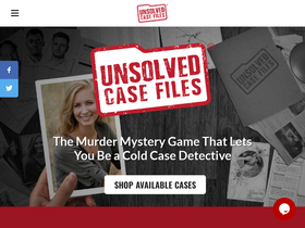 'unsolvedcasefiles.com' screenshot