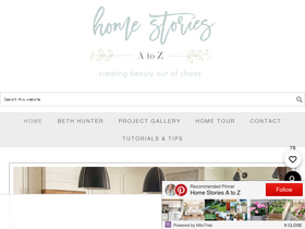 'homestoriesatoz.com' screenshot