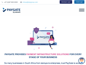 'paygate.co.za' screenshot