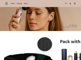 Hair Glow Inc homepage screenshot