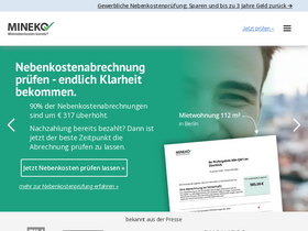 'mineko.de' screenshot