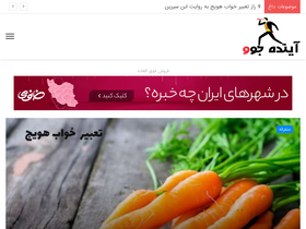 'ayandejoo.ir' screenshot