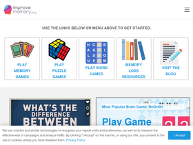 'improvememory.org' screenshot