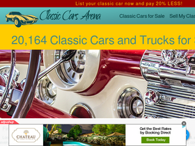 'classiccarsarena.com' screenshot