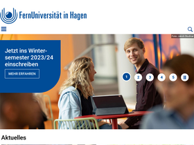 'fernuni-hagen.de' screenshot