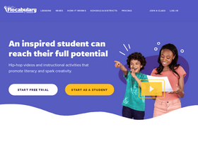 'flocabulary.com' screenshot