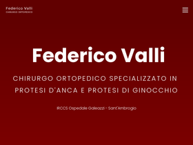 'federicovalli.it' screenshot