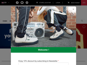 'kickers.com' screenshot