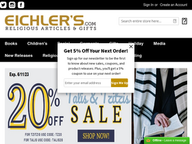 'eichlers.com' screenshot