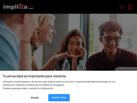'implika.es' screenshot