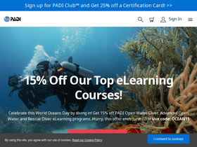 'padi.com' screenshot