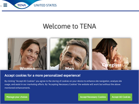 'tena.us' screenshot