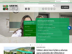 'cefid.udesc.br' screenshot