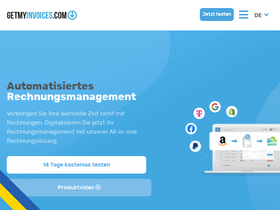 'getmyinvoices.com' screenshot