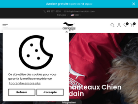 chienmondain.com homepage screenshot