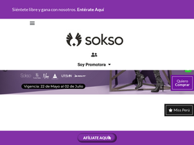 'sokso.com' screenshot