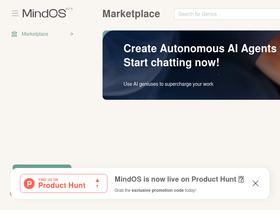 MindOS - MindOS is an AI-powered marketplace where users can interact with AI Beings that are designed to provide information and guidance on various topics such as travel, industry trends, and stock analysis.