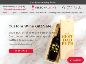 'personalwine.com' screenshot