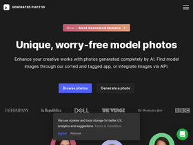 'generated.photos' screenshot