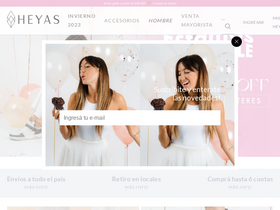 'heyas.com.ar' screenshot