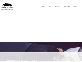'simplecarguides.com' screenshot