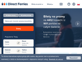 'directferries.pl' screenshot