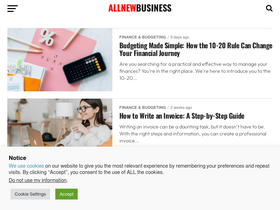 'allnewbusiness.com' screenshot