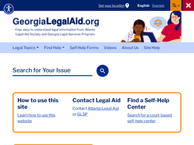 'georgialegalaid.org' screenshot