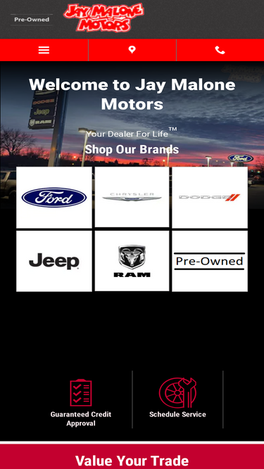 jaymalonemotors.com