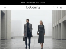 be-gentry.com homepage screenshot