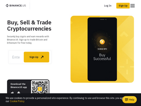 'binance.us' screenshot