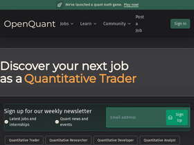 'openquant.co' screenshot