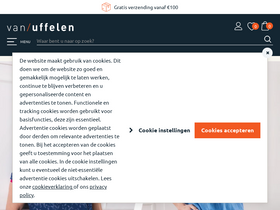 'vanuffelenmode.nl' screenshot
