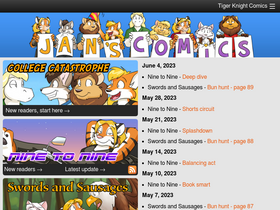 'tigerknight.com' screenshot