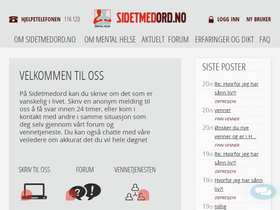 'sidetmedord.no' screenshot