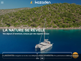 'kazaden.com' screenshot
