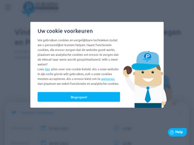 'vliegenenparkeren.nl' screenshot