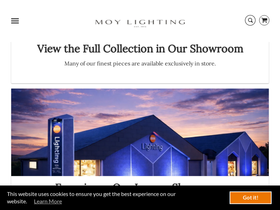 Onlinelightshop homepage screenshot