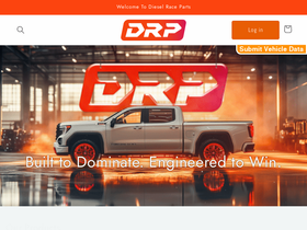 dieselraceparts.com homepage screenshot