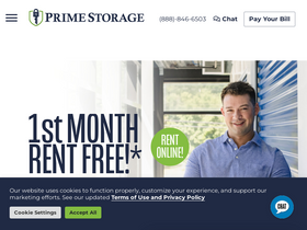 'primestoragegroup.com' screenshot