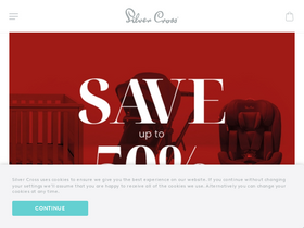 'silvercrossbaby.com' screenshot