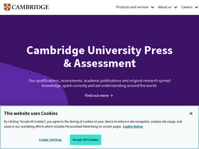 'elevate.cambridge.org' screenshot