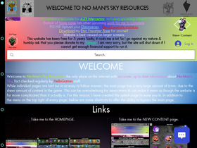 'nomansskyresources.com' screenshot