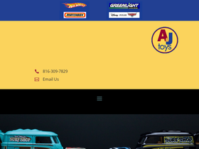'aandjtoys.com' screenshot